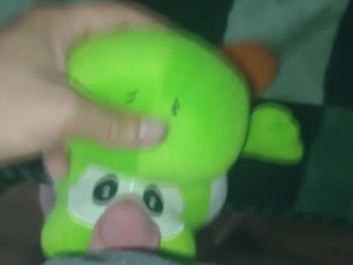 Fun Yoshi dinosaur cum!