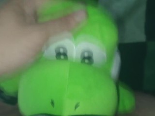Fun Yoshi dinosaur cum!