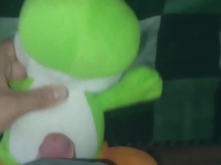Fun Yoshi dinosaur cum!
