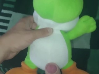 Fun Yoshi dinosaur cum!