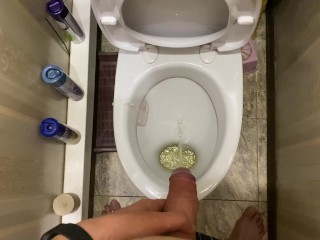 Morning toilet POV 4K