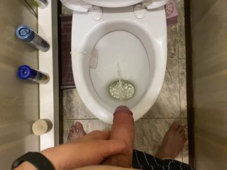 Morning toilet POV 4K