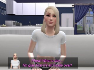 Innocent Wife Fucks Strangers in the Cinema - Part 1 - DDSims