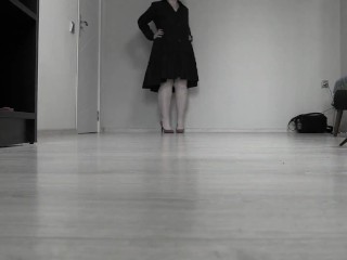 ASMR. ASMR sound of a mature BBW MILF's heels hitting hardwood floors.