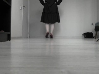 ASMR. ASMR sound of a mature BBW MILF's heels hitting hardwood floors.