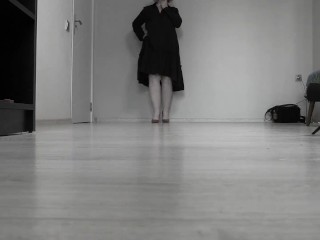 ASMR. ASMR sound of a mature BBW MILF's heels hitting hardwood floors.