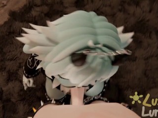 POV Cute Horny Femboy Bunny Gives You A Sloppy Blowjob Animation Preview