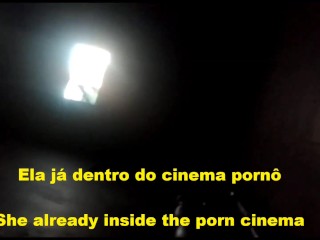 Esposa no cinema pornô