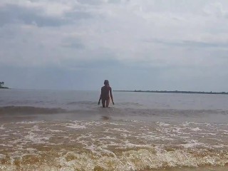 fucked me on the beach with his big dick