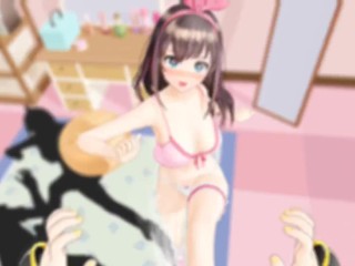 Ballbusting Animation - Kizuna Ai Valentine's Day Kicks