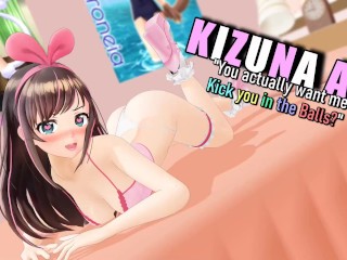 Ballbusting Animation - Kizuna Ai Valentine's Day Kicks