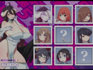 Waifu Hub S5 - Albedo [ XXX PARODY HENTAI Game ] Ep.4 fucking her SHAMEFUL CUNT !