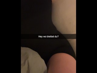 German Teen fucks Friend in Hotel Room Snapchat