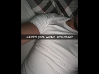 German Teen fucks Friend in Hotel Room Snapchat