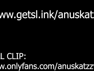 Onlyfans emo tattoo girl Anuskatzz masturbate with BIG john thomas toy until she gets a real orgasm