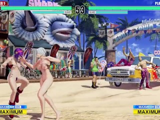 【KOF15】裸MODまとめ【必殺技＋勝利ポーズ】NUDE MOD ALL