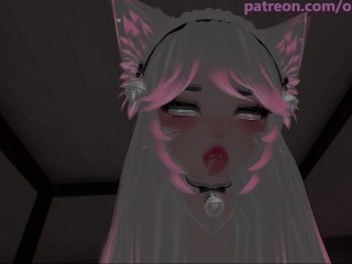 POV Breeding a Slutty Catgirl in Heat (Loud Moaning) VRChat ERP - Preview