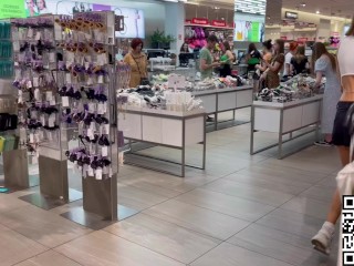 My Orgasm in Public inside Mall with Lovense (FERRI) - Julia Graff