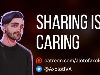 [M4F] Sharing Is Caring | Gentle Mdom Boyfriend ASMR Erotic Audio