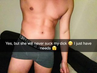 Boyfriend wants to cheat on girlfriend with 18 year old slut after vacation on Snapchat Cuckold