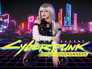 Busty Jewelz Blu As CYBERPUNK Lucy Fucks With EDGERUNNER