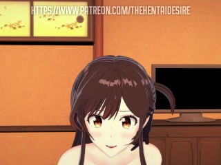 CHIZURU MIZUHARA DOES HER FIRST TIME 😳 RENT A GIRLFRIEND HENTAI