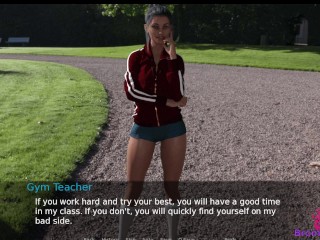 Slave U E5 - My sports Teacher spanks me hard with a Paddle while I have a Dildo in the Ass