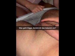 My Girlfriend cheats with Guy in Hotel Room Snapchat Cuckold German