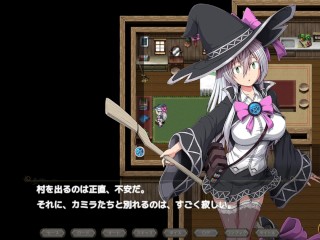 【#04 エクリプスの魔女 爆乳魔法使いエロゲ実況(体験版)】村人におっぱい揉まれたりゴブリンにアナルセックス中出しされたり・・(Witch Fantasy RPG Hentai game)