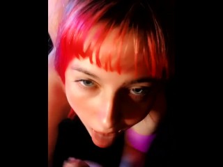 💜 Cute Tiny Egirl Sucks My Dick and Makes Me Cum On Snapchat