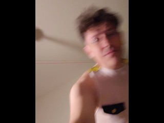 Sexy Guy Exposed When cthru thong is off Yessss!