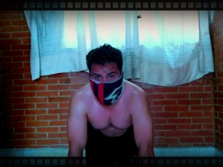 Entrenando y sudando sin camisa día 1 primer video