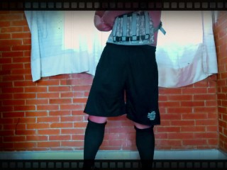 Entrenando y sudando sin camisa día 1 primer video