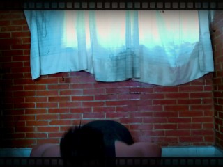 Entrenando y sudando sin camisa día 1 primer video