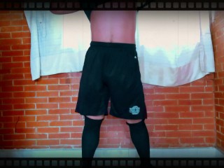 Entrenando y sudando sin camisa día 1 primer video