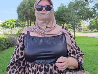 Beautiful woman got convinced by stranger at bus stop, fucked and filled with cum - fat bbw ssbbw