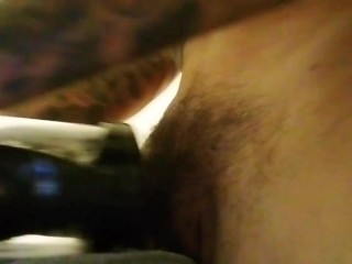 Super horny decided to have fun with my toy until a bust a load