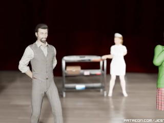 Full Measure - Scene 01 of 08 - an animated spanking video series