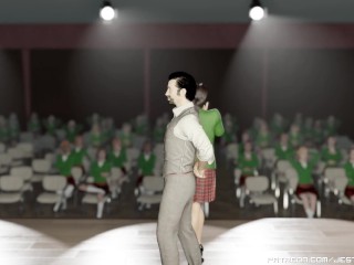 Full Measure - Scene 01 of 08 - an animated spanking video series