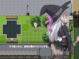 【#10 エクリプスの魔女(体験版)】公園でフェラの依頼を受けて口内射精されごっくんすることになり…(爆乳魔法使いファンタジーエロゲ) Witch RPG Fantasy Hentai game)