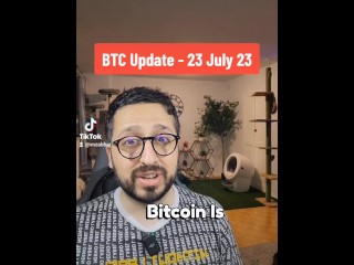 Bitcoin price update 23 July 2023 with stepsister