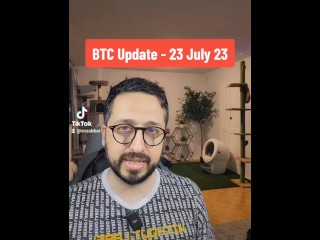 Bitcoin price update 23 July 2023 with stepsister