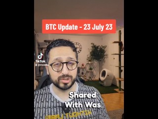 Bitcoin price update 23 July 2023 with stepsister