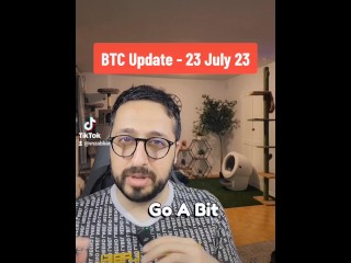 Bitcoin price update 23 July 2023 with stepsister