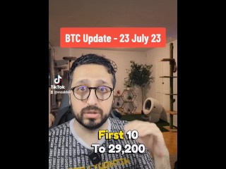 Bitcoin price update 23 July 2023 with stepsister