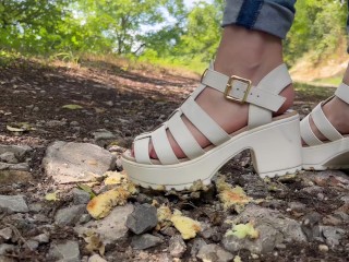 Outdoor sandals crush 😉 more and full videos in JuliaApril @ onlyfans