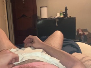 Little Sissy Tries to make his Tiny cock Rock Hard POV Teasing Small Dick Cum Slut Tiny Cock