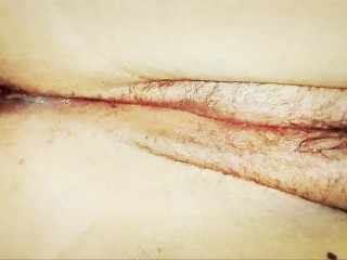 Perfect view for the cuckold to lick the balls and the pussy at the same time and clean the cum