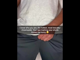 I had a naughty sextape with UCLA's hottest cheerleader on snapchat