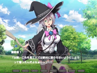 【#14 エクリプスの魔女(体験版)】町人に授乳手コキして精子をぶっかけられてしまい・・(爆乳魔法使いファンタジーエロゲー Witch RPG Hentai game)